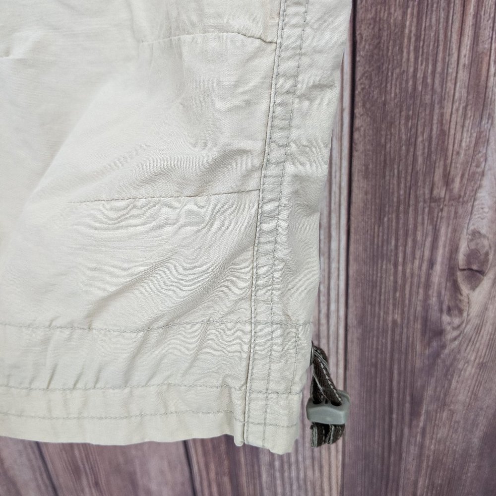 COLUMBIA Lightweight Hiking Capri Pant Tan Sz S - Picture 4 of 9